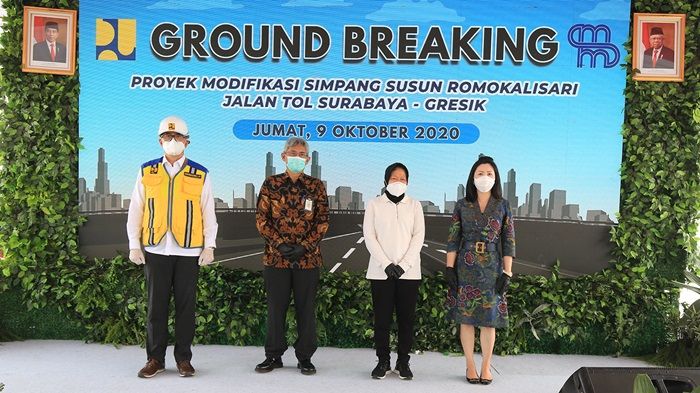 Groundbreaking Simpang Susun Romokalisari Akhirnya Diresmikan