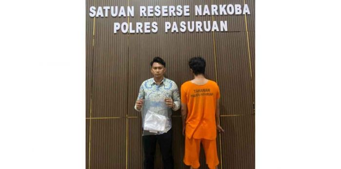 Polres Pasuruan Tangkap Pengedar Sabu di Gempol, 7,7 Gram Barang Bukti Diamankan