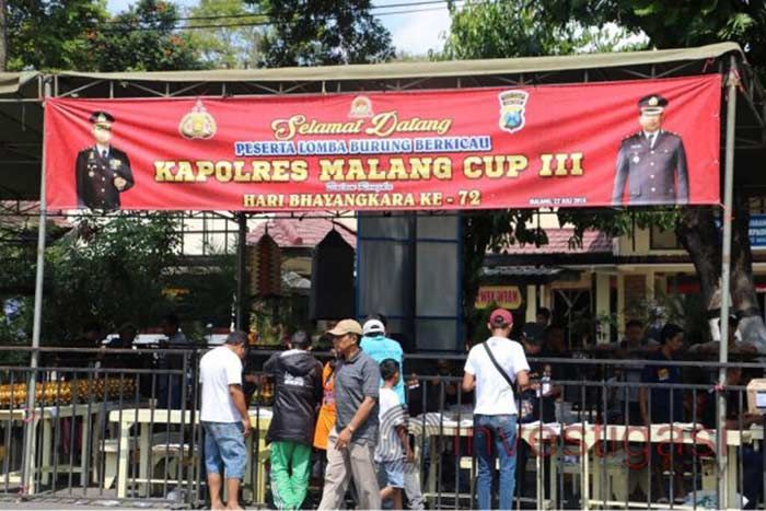 Ratusan Pecinta Burung Kicau Turut Serta dalam Kapolres Malang Cup III