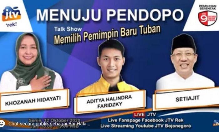 Talk Show Pilkada Tuban, Pengamat: Setiajit Bawa Optimisme dan Lebih Memahami Permasalahan