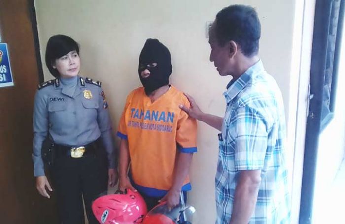 Delapan Kali Mencuri Helm, Warga Medokan Ayu Dibekuk Polisi Delapan Kali Mencuri Helm, Warga Medokan Ayu Dibekuk Polisi