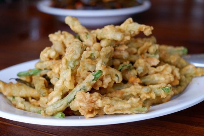 Resep Buncis Telur Asin Dibalur Tepung Kriuk, Ide Camilan Buka Puasa Resep Buncis Telur Asin Dibalur Tepung Kriuk, Ide Camilan Buka Puasa