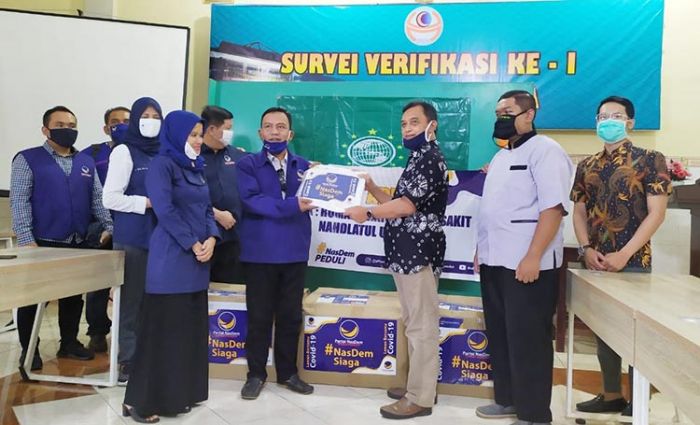 Partai Nasdem Berikan Bantuan APD kepada Asosiasi Rumah Sakit Nahdatul Ulama