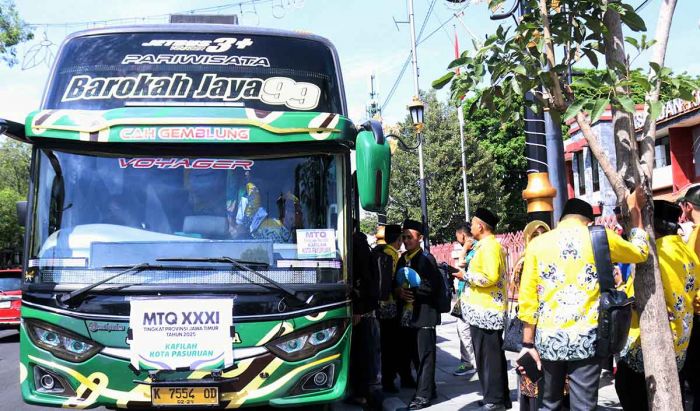 Wali Kota Pasuruan Lepas 38 Kafilah MTQ XXXI Jatim 2025 Wali Kota Pasuruan Lepas 38 Kafilah MTQ XXXI Jatim 2025