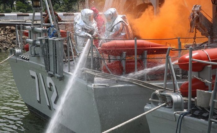 Hadapi Bulan Trisila, Satuan Kapal Ranjau Armada II Berlatih Keras