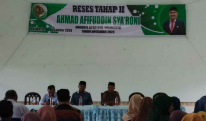 Gelar Reses Tahap 2, Anggota DPRD Kabupaten Mojokerto dari Fraksi PPP ini Sapa Masyarakat Gelar Reses Tahap 2, Anggota DPRD Kabupaten Mojokerto dari Fraksi PPP ini Sapa Masyarakat