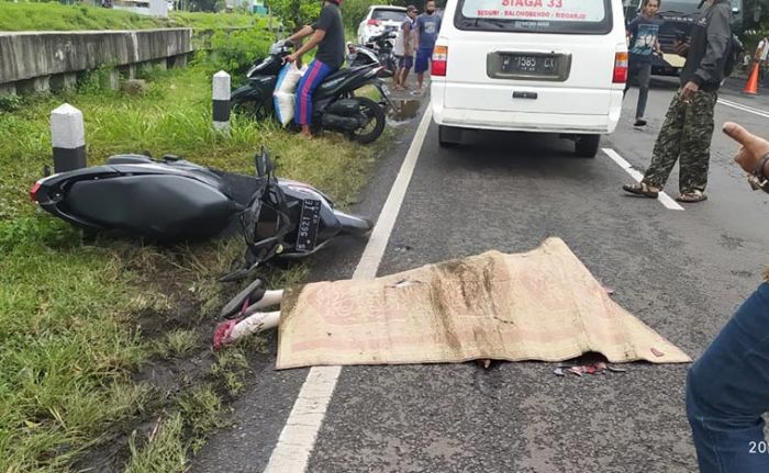 Lagi, Kecelakaan di Balongbendo, Seorang Ibu Tewas Terlindas Truk