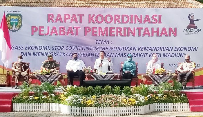 Ciptakan Kota Madiun Lebih Maju dan Sejahtera, Pemkot Madiun Perkuat Jargon Gas Ekonomi Stop Covid