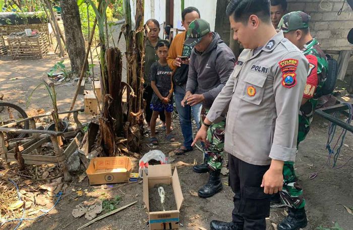 Mortir Diduga Peninggalan Belanda Ditemukan di Kediri Mortir Diduga Peninggalan Belanda Ditemukan di Kediri