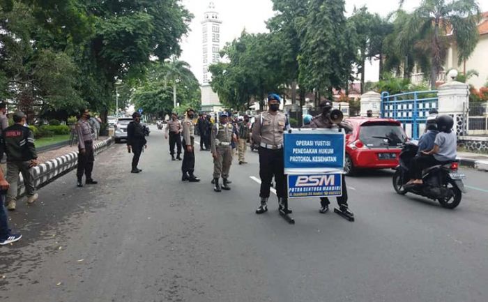 Operasi Yustisi di Beberapa Titik Jaring 55 Pelanggar Prokes