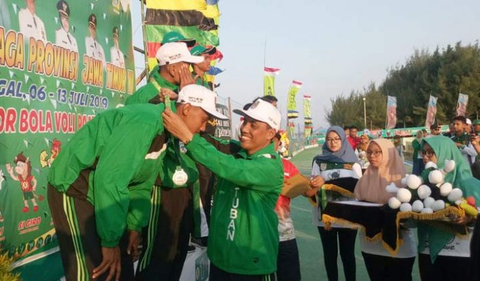 Cabor Voli Pantai Sumbang Perak dan Perunggu di Porprov VI Jatim Cabor Voli Pantai Sumbang Perak dan Perunggu di Porprov VI Jatim