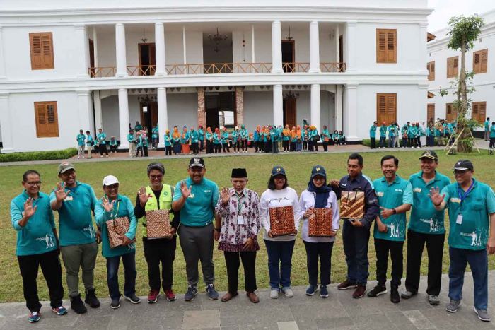 Polres Ngawi Bersama Forkopimda Menggelar Jalan Sehat Kebangsaan dan Doa Bersama
