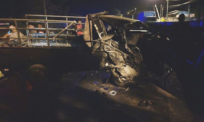 Pikap L300 vs Truk Trailer dan Minibus di Pantura Tuban, Kerugian Capai Puluhan Juta Pikap L300 vs Truk Trailer dan Minibus di Pantura Tuban, Kerugian Capai Puluhan Juta