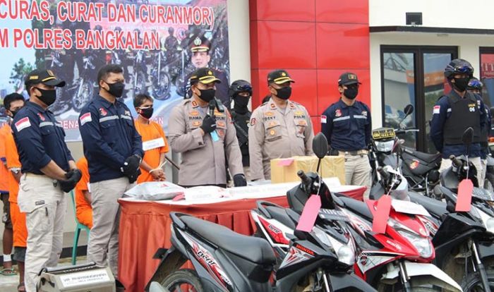 Polres Bangkalan Ungkap Kasus Pembunuhan dan Curanmor Polres Bangkalan Ungkap Kasus Pembunuhan dan Curanmor