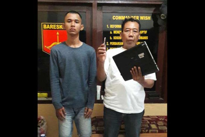 Curi Laptop, Mahasiswa Akademi Maritim Asal Kabuh Jombang Dibekuk Polisi