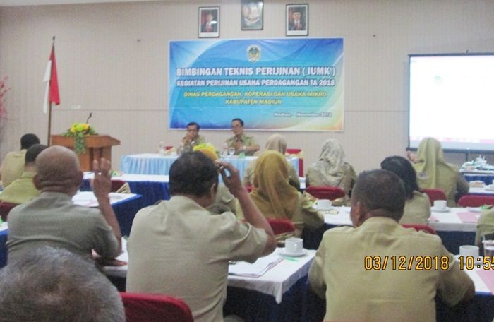 Hilangkan Kegamangan Kecamatan, Dinas Perdagangan Madiun Gelar Bimtek IUMK