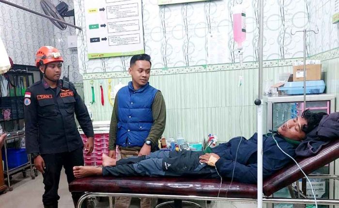 TRC BPBD Lumajang Selamatkan Satu Pendaki Gunung Lemongan yang Cedera TRC BPBD Lumajang Selamatkan Satu Pendaki Gunung Lemongan yang Cedera