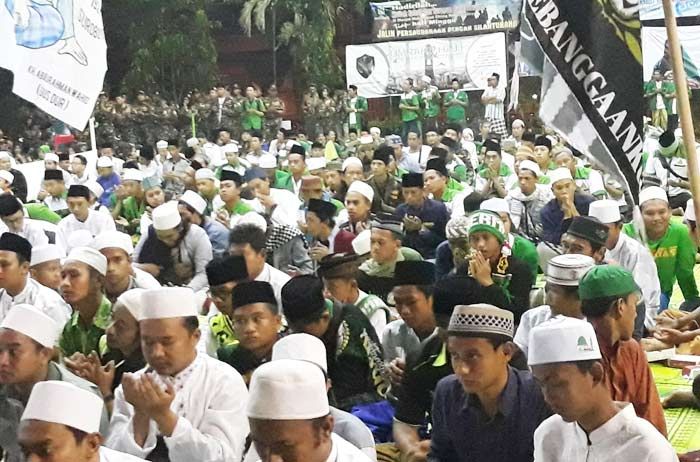 Harlah GP Ansor ke-84, Ribuan Pemuda Surabaya Bersholawat di Masjid Cheng Ho