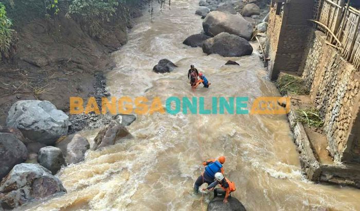 Hari Kedua Pencarian Nenek Hilang di Mojo Kediri, Tim SAR Turunkan 50 Personel Sisir Sungai 12 Km Hari Kedua Pencarian Nenek Hilang di Mojo Kediri, Tim SAR Turunkan 50 Personel Sisir Sungai 12 Km
