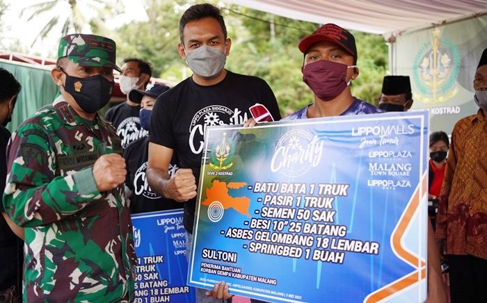 Tiga Lippo Malls Jatim Kompak Salurkan Bantuan Bahan Bangunan bagi Korban Gempa Bumi Malang