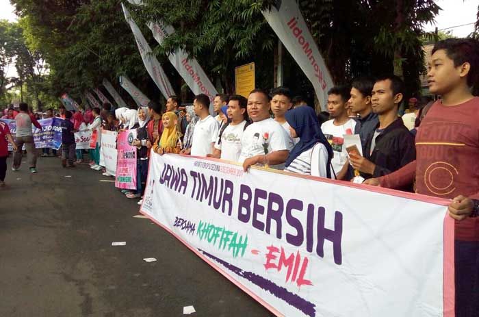 Relawan Khofifah-Emil di Bojonegoro Serukan 