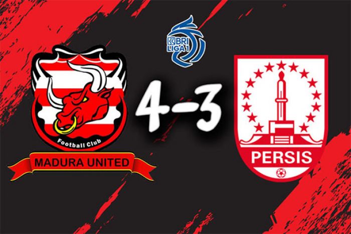 Drama Tujuh Gol Warnai Kemenangan Madura United atas Persis Solo Drama Tujuh Gol Warnai Kemenangan Madura United atas Persis Solo