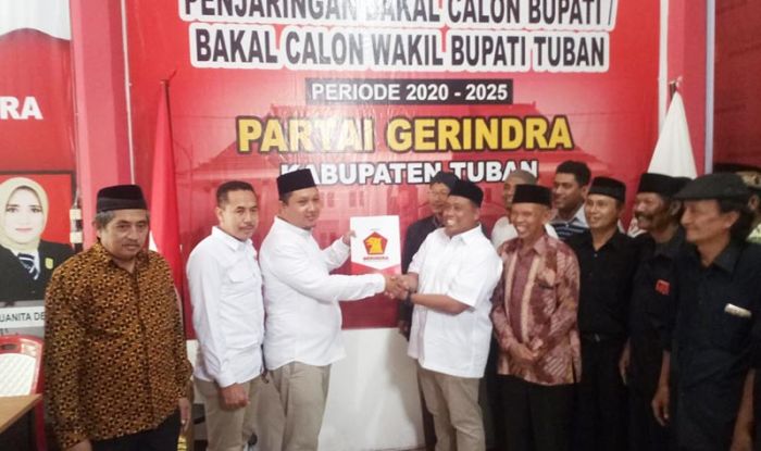 Serius Maju di Pilkada Tuban, Agus Maimun Resmi Daftar Bakal Cabup ke Gerindra