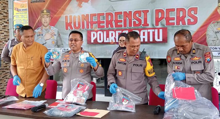 Ungkap Pencurian Emas, Polres Batu Sebut Pelaku Pantau Korban Lewat Medsos