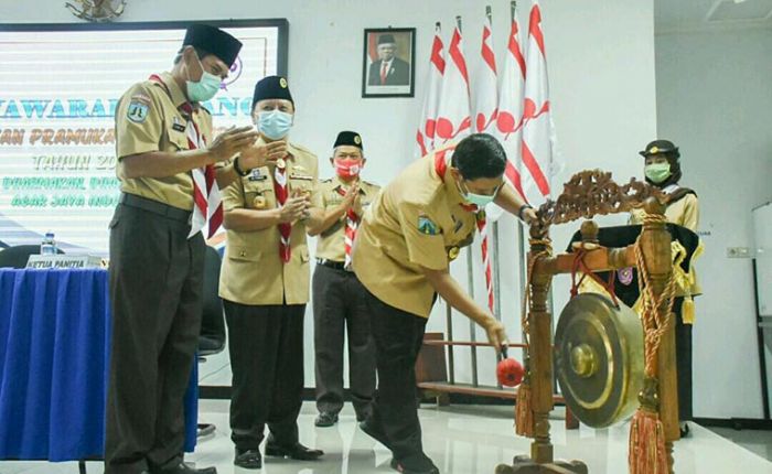 Buka Muscab Pramuka Kota Kediri Tahun 2020, Wali Kota Berharap Anggota Pramuka Jadi Agent of Change