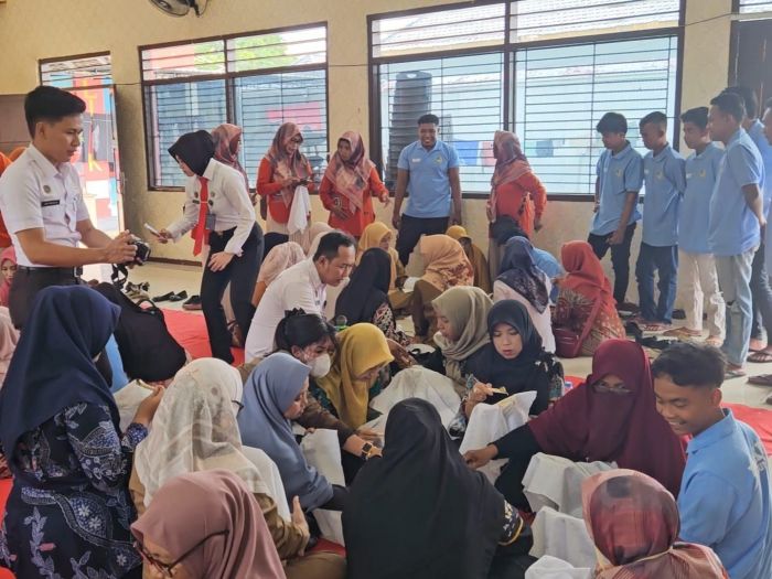 61 Guru TK di Sumenep Ikuti Workshop Membatik Bersama Warga Binaan Rutan