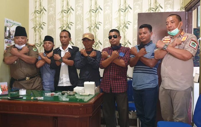 Aliansi Lintas LSM di Pamekasan Gelar Audiensi ke Satpol PP Soal Transparansi Anggaran Covid-19