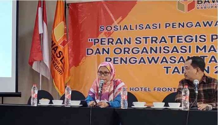 Bawaslu Kediri Sosialisasi Pengawasan Partisipatif pada Ormas, Mahasiswa, dan Pemantau Pemilu