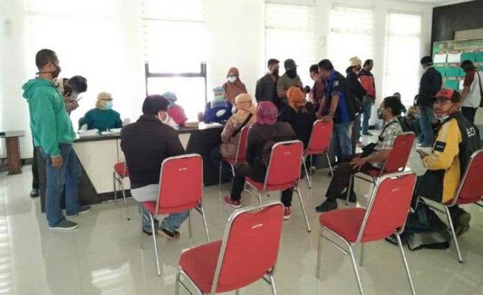 Pemkab Jombang Gelar Rapid Test pada Wartawan Pemkab Jombang Gelar Rapid Test pada Wartawan