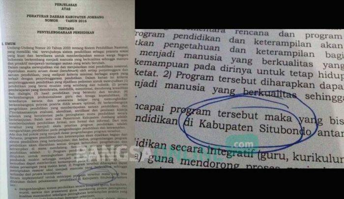 Birokrasi Tak Akui Raperda Pendidikan Jombang Plagiat, ISNU: Memalukan dan Cacat Muatan Birokrasi Tak Akui Raperda Pendidikan Jombang Plagiat, ISNU: Memalukan dan Cacat Muatan