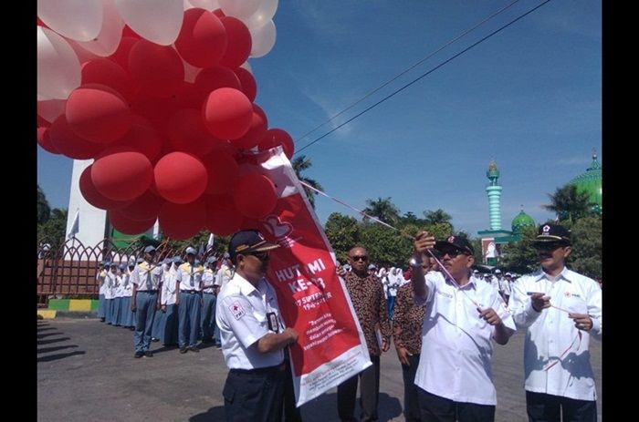 Imam Utomo Hadiri Perayaan HUT PMI ke-73 di Pamekasan