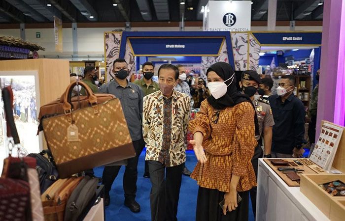 Inacraft 2022, Stan Pemkot Kediri Dihampiri Presiden Jokowi Inacraft 2022, Stan Pemkot Kediri Dihampiri Presiden Jokowi