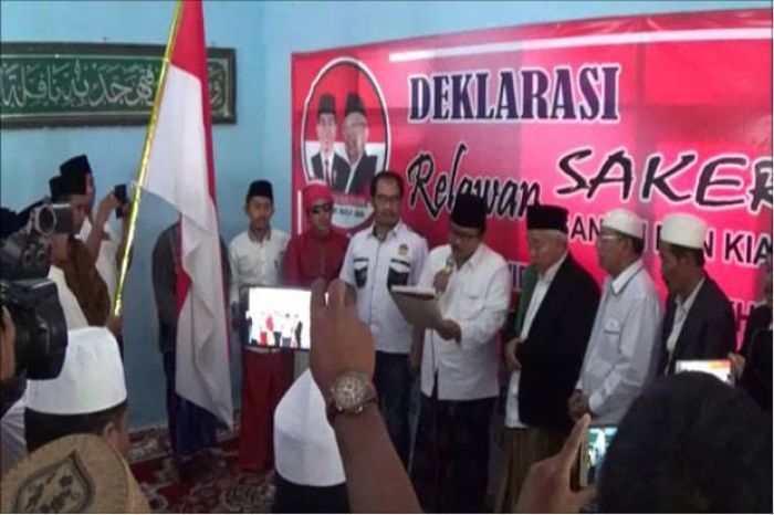 Santri, Kiai, dan Pengusaha Madura, Deklarasi Dukung Jokowi-KH. Ma