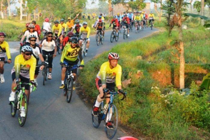 Pangdam V/Brawijaya Gowes Bersama Forpimda Madiun