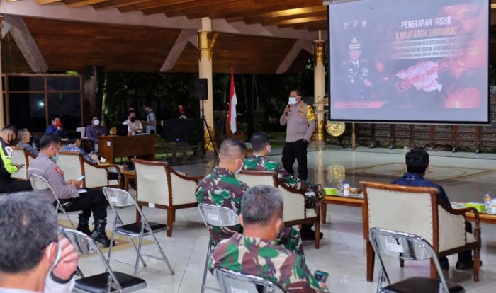 Antisipasi Warga dari Luar Kota, 16 Titik Check Point Disiapkan Selama PSBB Sidoarjo