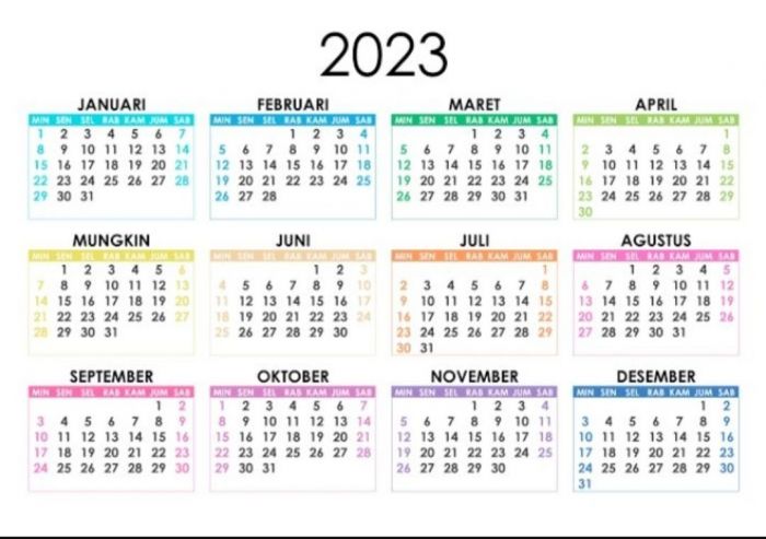 Total 24 Hari Libur Nasional dan Cuti Bersama Tahun 2023 Telah Ditetapkan Pemerintah Total 24 Hari Libur Nasional dan Cuti Bersama Tahun 2023 Telah Ditetapkan Pemerintah