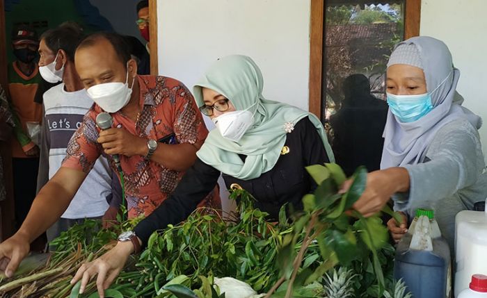 Mbak Wabup Dewi Hadiri Pelatihan Pembuatan Pupuk Cair Organik di Mojo Mbak Wabup Dewi Hadiri Pelatihan Pembuatan Pupuk Cair Organik di Mojo