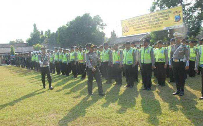 Persiapan Pengamanan Lebaran, Polres Jombang Gelar Pasukan Operasi Ketupat Semeru