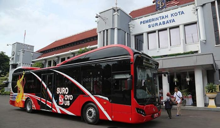 ​Hasil Pengumpulan Sampah Botol Plastik Suroboyo Bus Capai 39 Ton