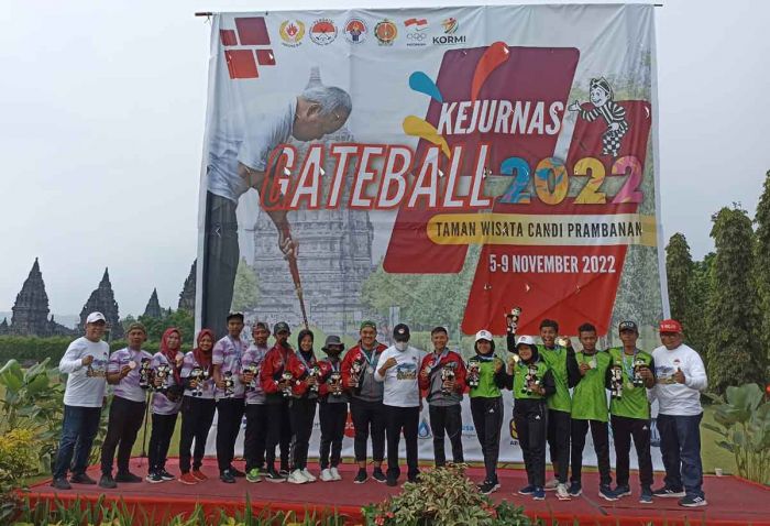 Atlet Ngawi Raih Medali Emas Diajang Kejurnas Gateball 2022 Atlet Ngawi Raih Medali Emas Diajang Kejurnas Gateball 2022