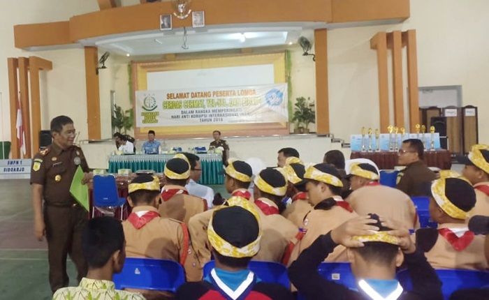 Peringati HAKI, Kejari dan Di​ndik Sidoarjo Gelar Cerdas Cermat SMP