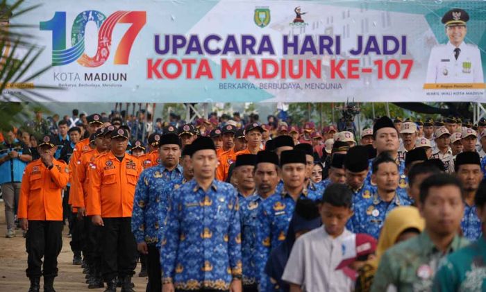 Peringati Hari Jadi ke-107, Kota Madiun Gelar Upacara di TPA Winongo
