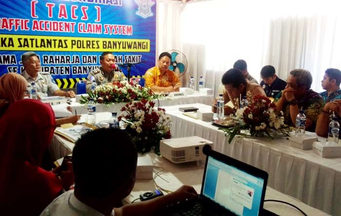 Gandeng Jasa Raharja, Satlantas Polres Banyuwangi akan Terapkan TACS Gandeng Jasa Raharja, Satlantas Polres Banyuwangi akan Terapkan TACS