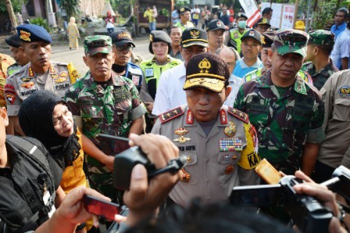 Pangdam dan Kapolda Pantau Pilkada di Mojokerto