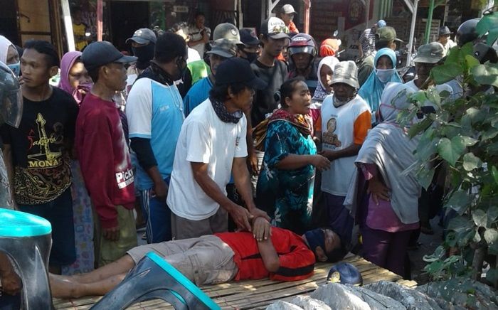 PNS Meninggal Mendadak Gegerkan Pengunjung Pasar Layur Tuban