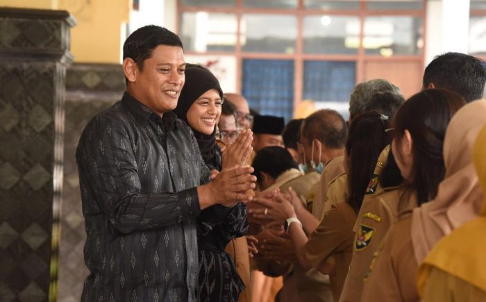 Mas Abu dan Bunda Fey Halal Bihalal bersama Kepala OPD dan ASN Pemerintah Kota Kediri